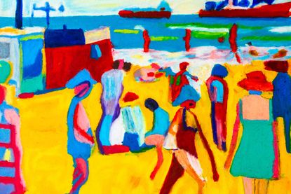 Farbenfroh, expressiv und ganz nah am Menschen: die Werke von Roland Willaert.