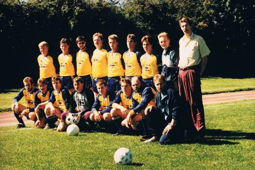 Eine Manschaft aus der Gründungszeit der Fußballsparte.