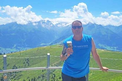 …..und konnte neben Fußball ein herrliches Panorama erleben.
