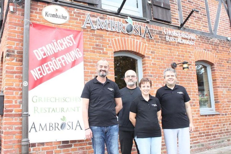 Das Team vom „Ambrosia“ freut sich auf seine Gäste.