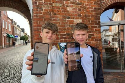 Felix Holz und Mattis Werner berichten auf dem Instagram-Kanal geschichte.neustadt über die Entwicklungen und Pläne der Projektgruppe.