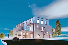 So könnte das neue DLRG-Heim in der Straße „Am Rethwarder“ in Niendorf aussehen. (Entwurf: Büro Rissmann &amp; Spiess)