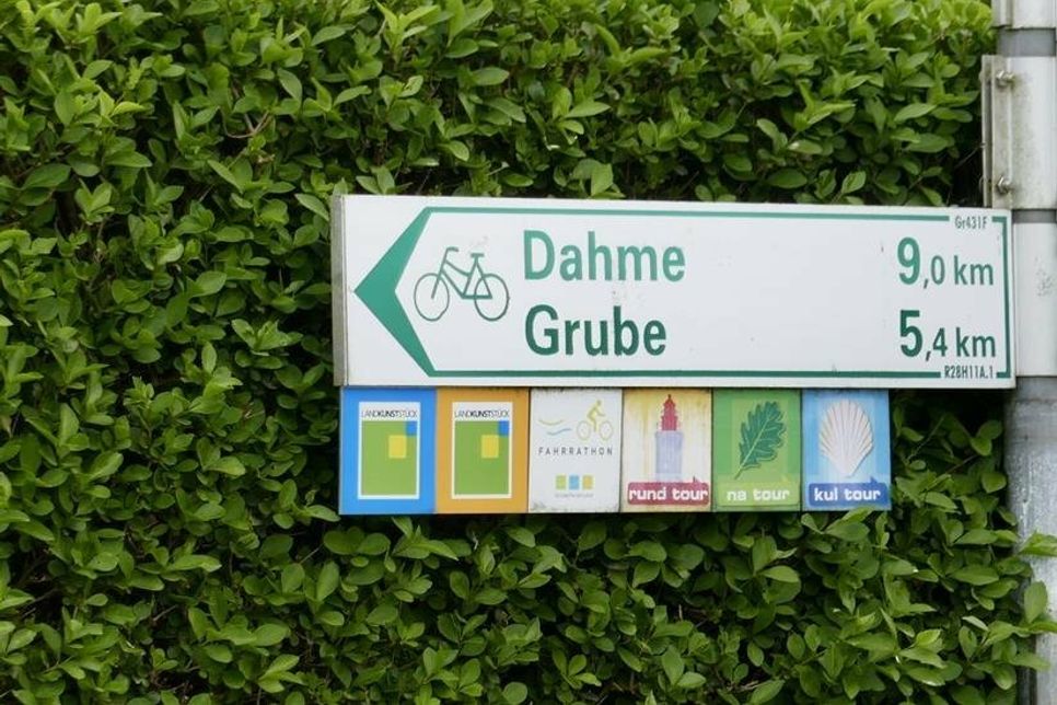 Radroute Schilder.