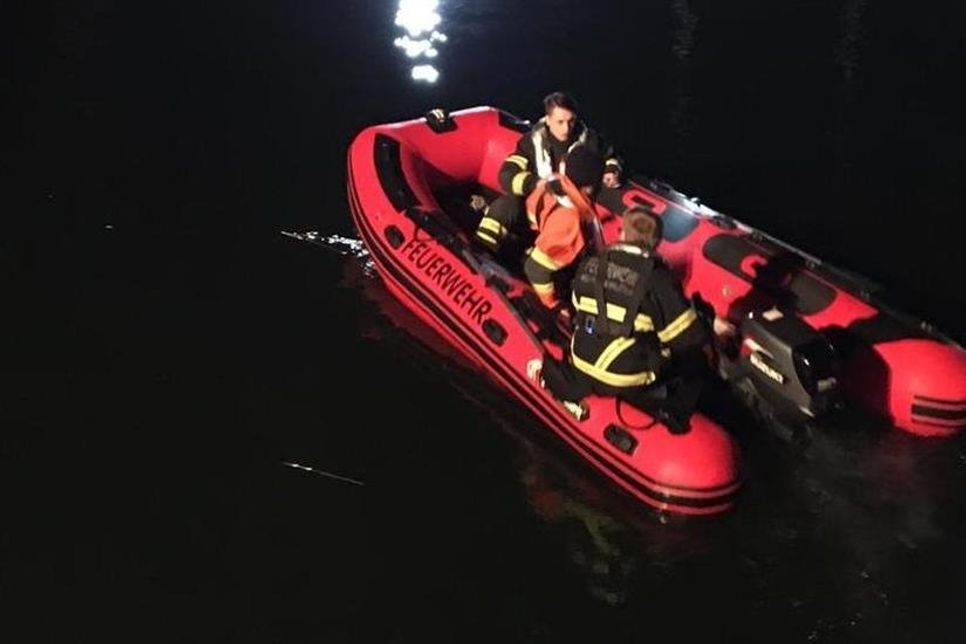 Auch zu Wasser ist die Feuerwehr Neustadt mobil.