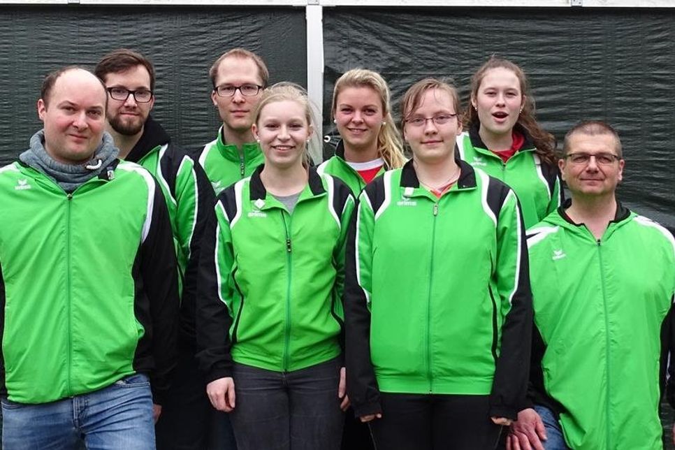 Markus Dietmayer, Robin Jedtberg, Florian Jeger, Leonie Werner, Jo-Isabelle Flor, Tanja Zupke, Celina Dahm und Andreas Berthold.