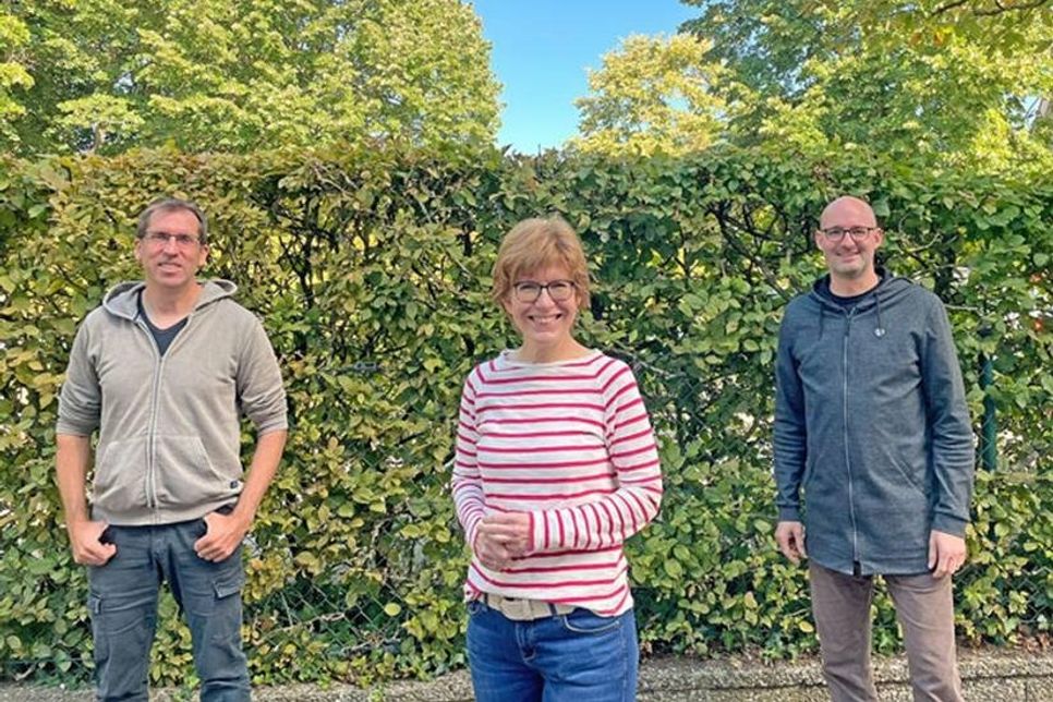 Der im Amt bestätigte Vorstand des Theater Eutiner Mischpoke eV: Holger Schröder, Claudia Mohns und Alexander Grau.