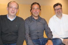 1. Vorsitzender Andreas Werner (Mitte) mit seinem neuen Stellvertreter Dirk Tennstedt (re.). Ausgeschieden aus dem Vorstand ist Thomas Rocksien (lks.).