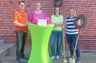 Der Brummkreisel-Vorstand: Thomas Thurann, Anja Schröder, Conni Appelt und Nadine Hirschmann (v.li.).