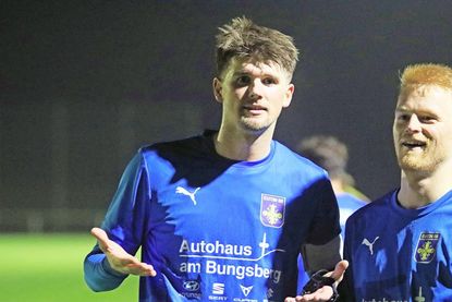 Leon Dippert erzielte in Lübeck das goldene Tor zum 1:0-Sieg von Eutin 08.