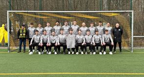 Die 1. Herrenmannschaft des TSV Neustadt mit ihrem Sponsor Marc Lowien vom „Low In“.