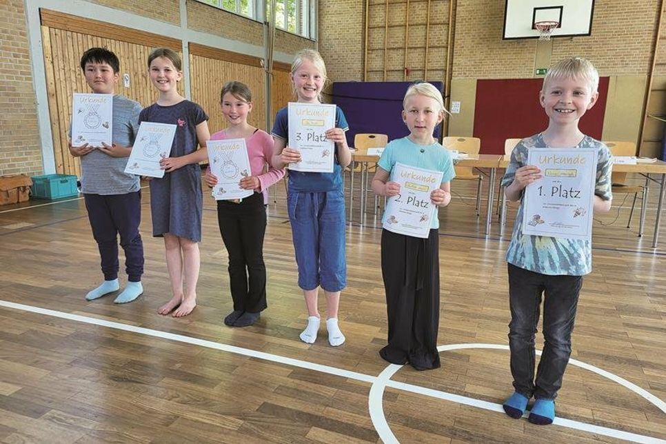 Die Sieger der 3. Klassen