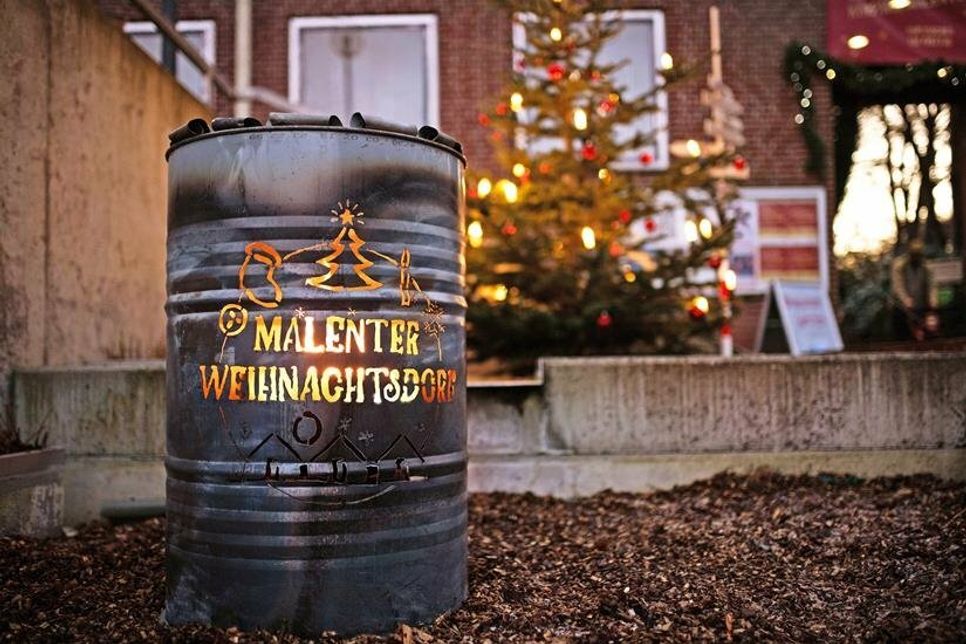 Der geschmückte Kurpark ist Anziehungspunkt für Jung und Alt.