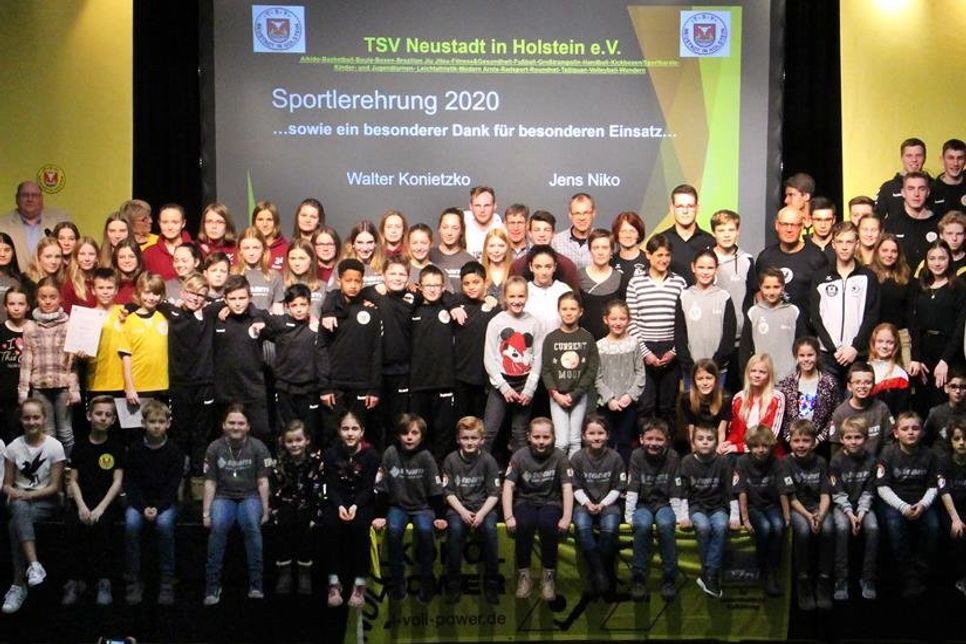 Die geehrten Sportler