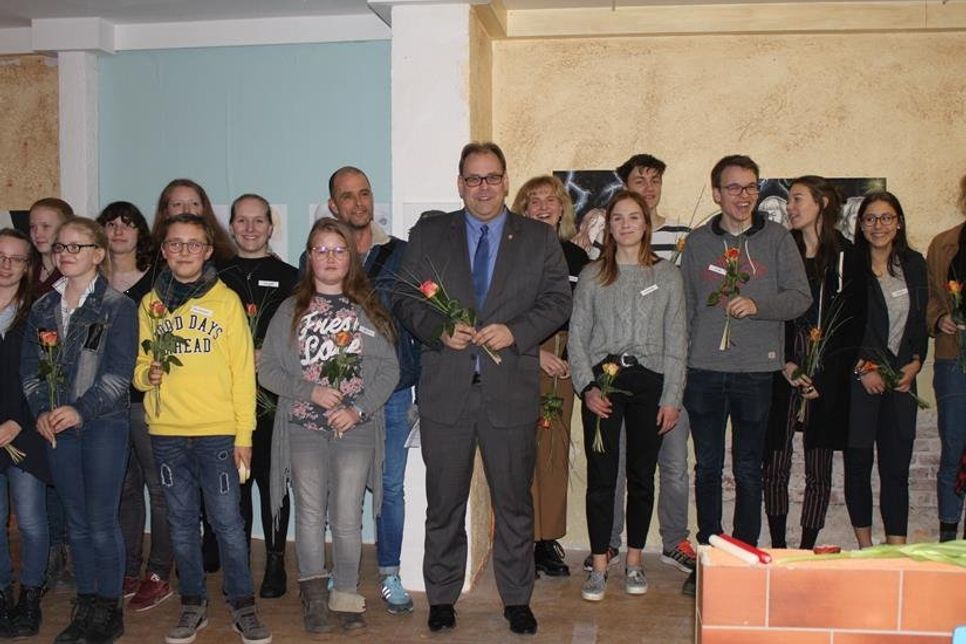Strahlende Gesichter bei der Vernissage.