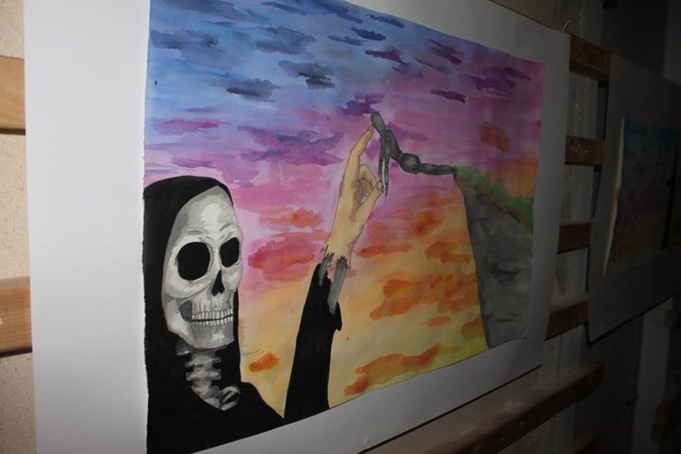 Auch das Thema „Tod“ spielt in der Ausstellung eine Rolle.