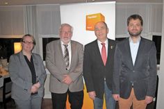 Der neu gewählte Innungsvorstand (v. lks.): Geschäftsführerin Tanja Schatomski, Obermeister Jürgen Wulf, Jens-Peter Kraushaar, Axel Mielke (es fehlt Andreas Mundt).