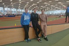 Die Starter des TSV Neustadt: Pia Feline Loors, Kilian Schweigler und Mohammad Alabdulla (v. lks.).