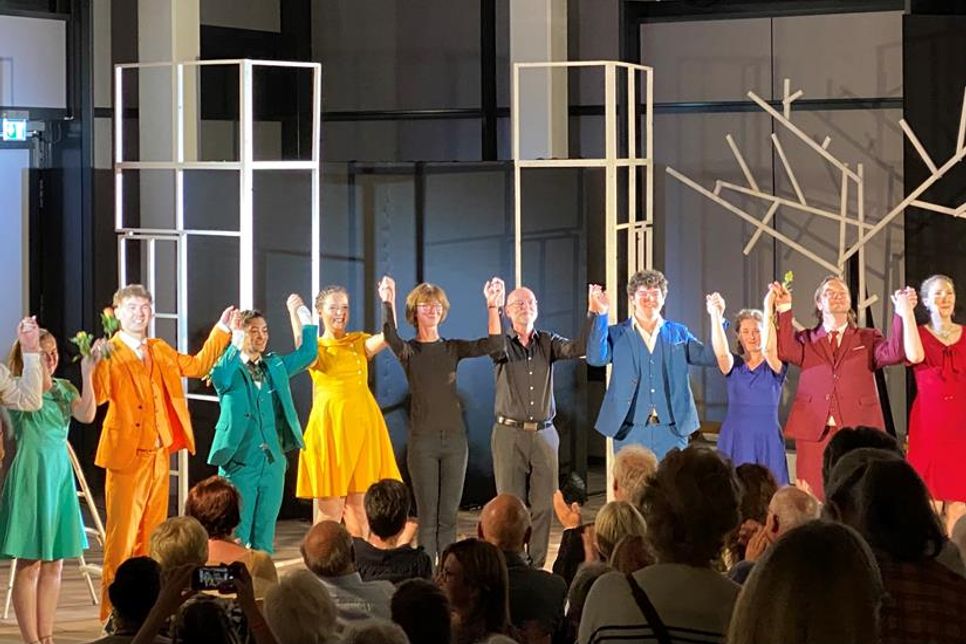 Schlussapplaus der Oper Scharbeutz 2023.