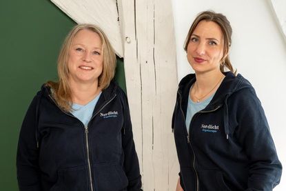 Michaela Engelhardt (lks.) und Desiree Rexhepi. (Foto: Reimo Schaaf)