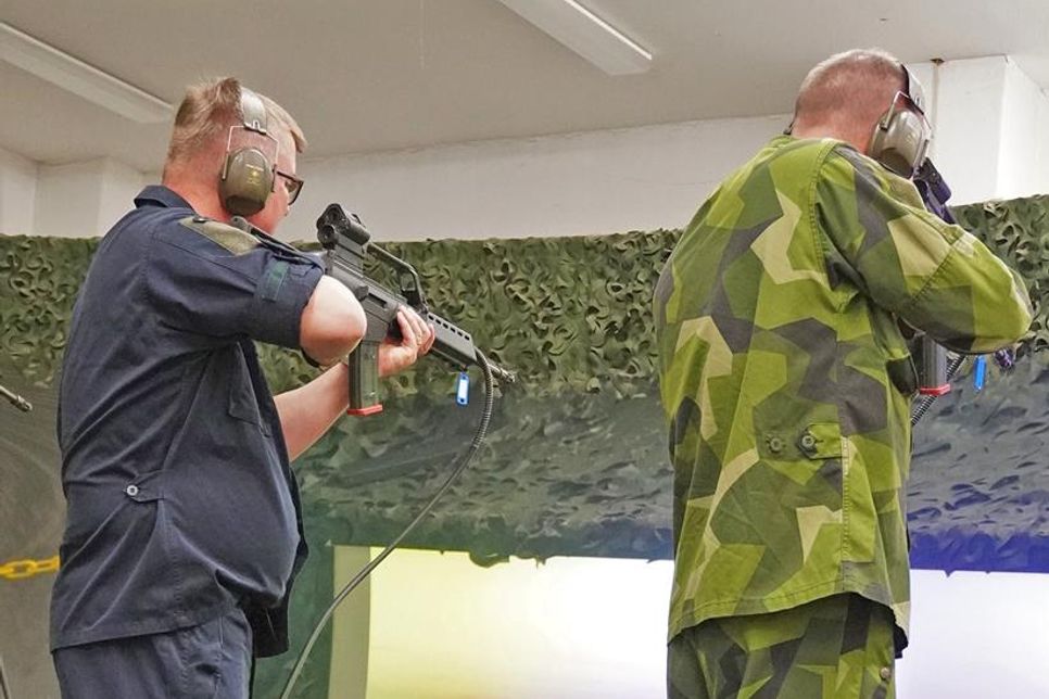Die Marinevertreter erhielten einen Überblick über die Innovationen im Rahmen der Schulungen der Soldaten.