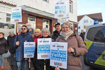„Die Brücke“ war auch für jene dabei, die zu krank waren zu kommen.