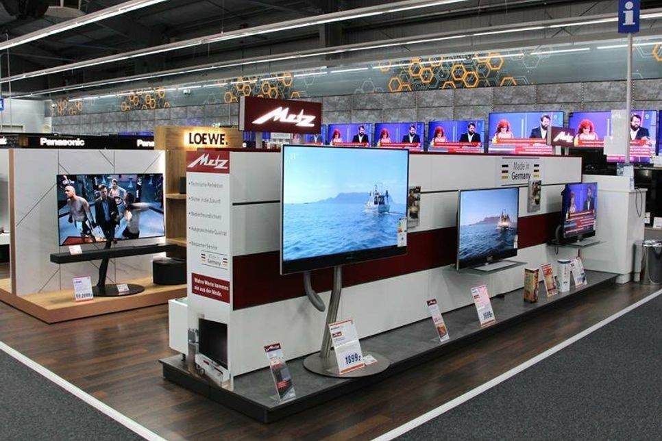 Besonders im Fokus werden am Samstag auch die hochwertigen Fernsehgeräte von Metz stehen.