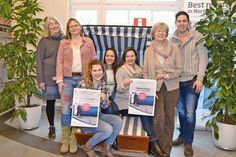 Die Jury-Mitglieder Stephanie Scheel (von links), Alexa Urban, Marie Gittner, Ritchie Karkowski, Melanie Puschaddel-Freitag, Barbara Bergmann und Jan-Christoph Rexin freuen sich auf viele Teilnehmer. (Foto: René Kleinschmidt)