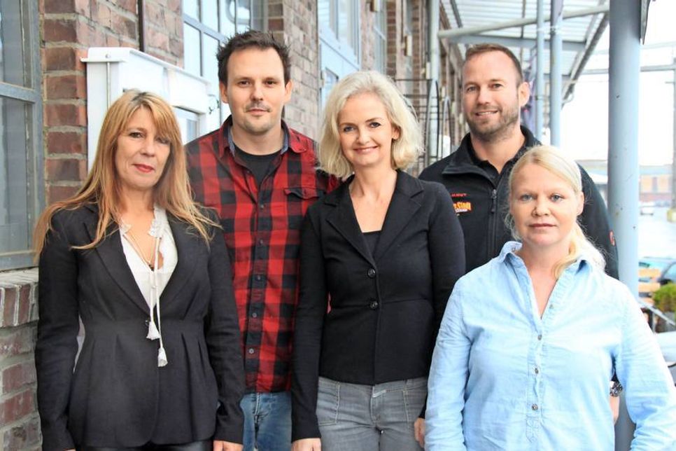Anja Barby-Doll, Kay-Peter Burow, Ina Schneider, Tim zum Felde und Anja Kühner (v. lks.) blicken dem Tag der offenen Tür freudig entgegen.
