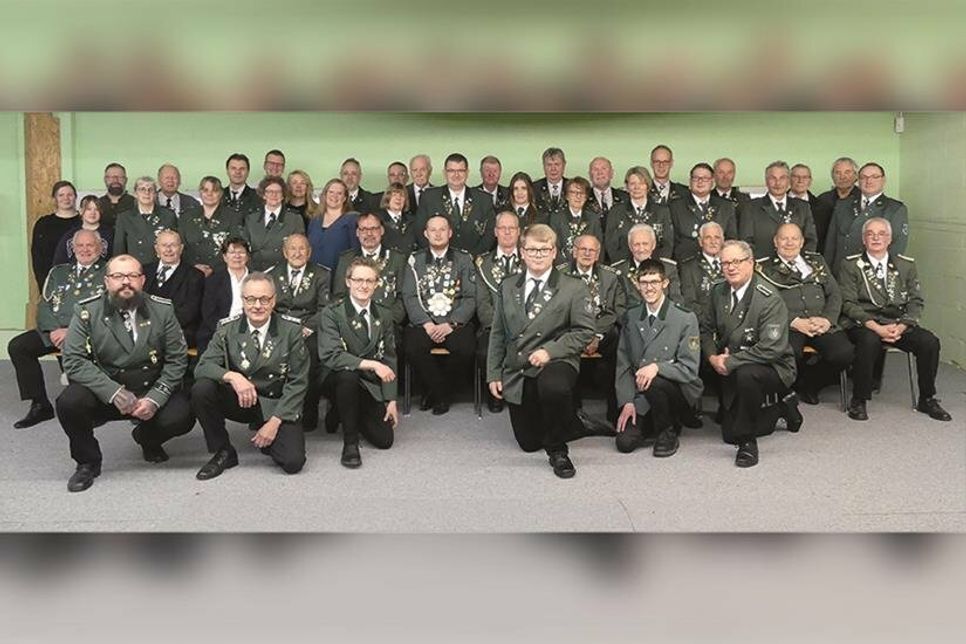 Starke Beteiligung der Mitglieder auf der JHV des Scharbeutzer Schützenvereins.