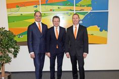 Die Vorstandsmitglieder Stefan Frahm, Klaus Treimer und Lars Nissen (v.l.n.r.)