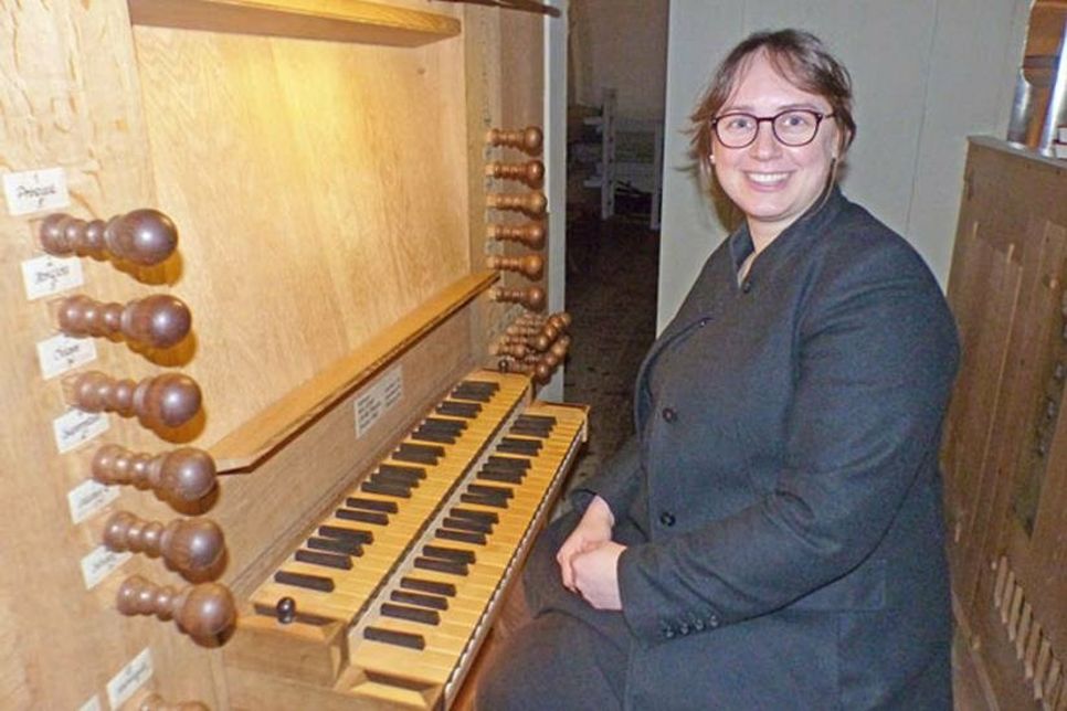 Rebecca Poesch ist die neue Preetzer Kirchenmusikerin – und die historische Plambeck-Orgel hat es ihr besonders angetan