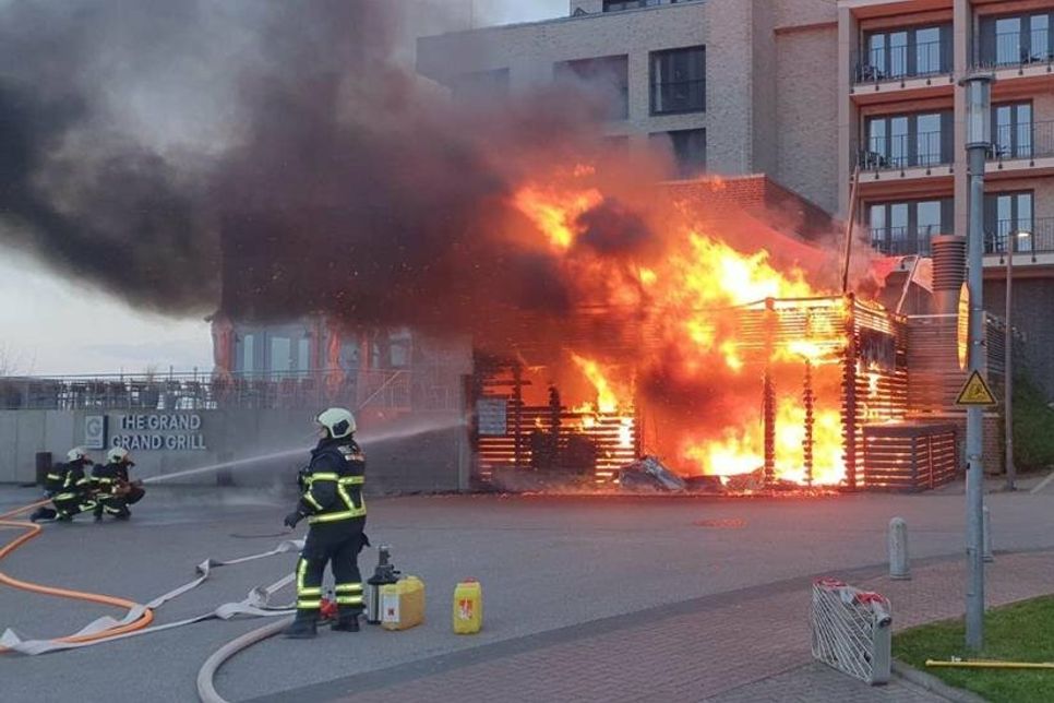 Die Freiwillige Feuerwehr Neustadt hatte das Feuer schnell im Griff. (Foto: FFW Neustadt)