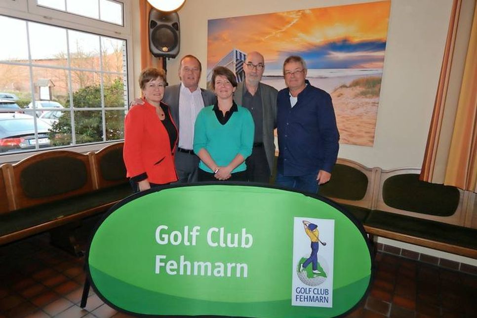 Der geschäftsführende Vorstand des Golf Club Fehmarn