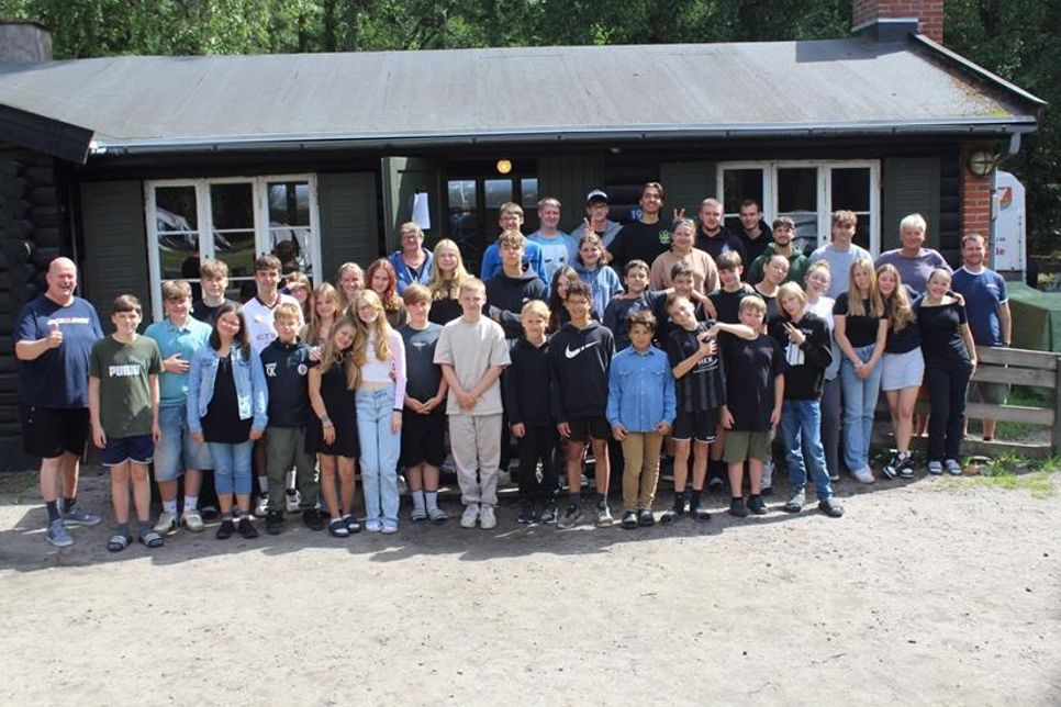 Die Teilnehmenden der Ferienfreizeit.