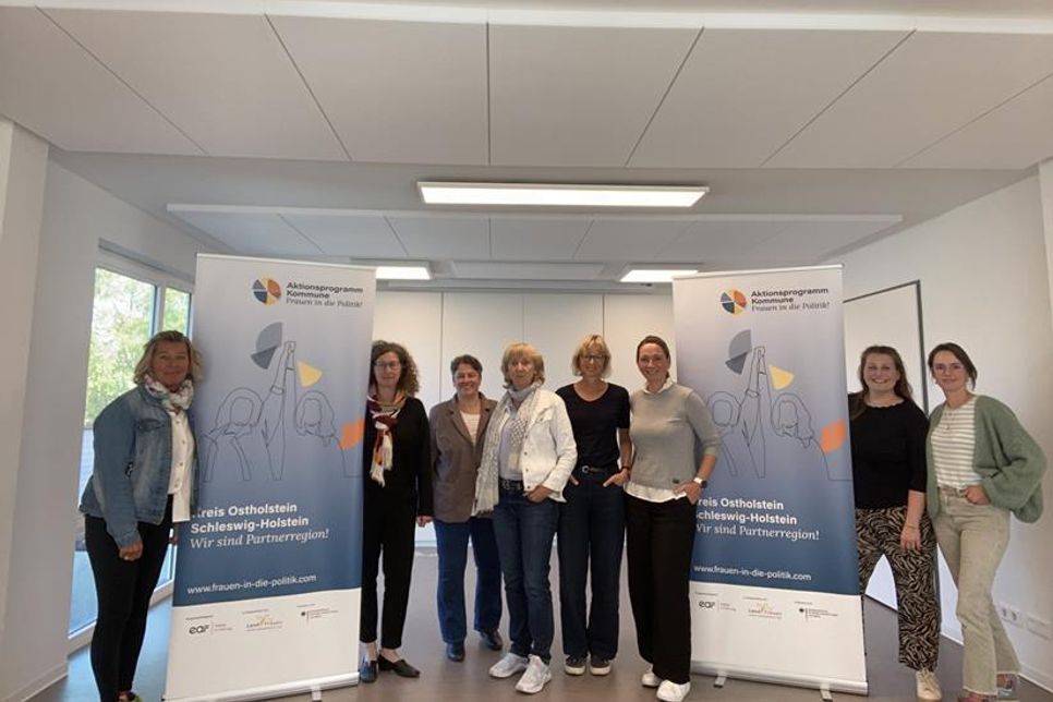 Die Koordinierungsgruppe des Aktionsprogramms Kommune Kreis Ostholstein.
