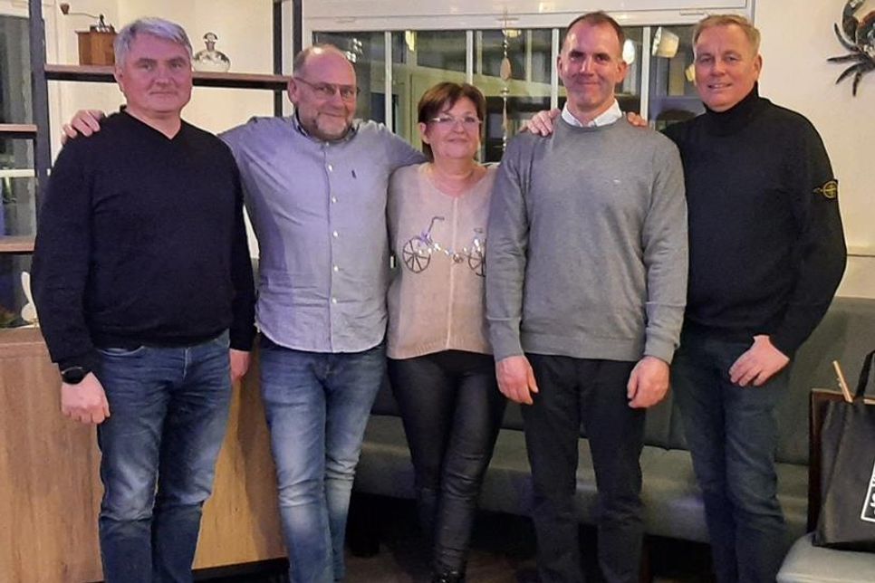 Mario Ritter, Frank Koepp, Marion Haeger, Michael Krebs und Michael Olandt (v. lks.).