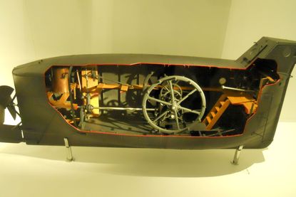 Modell des Brandtauchers.