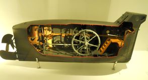 Modell des Brandtauchers.