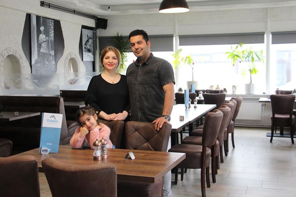 Aso Gharibnavaz mit seiner Frau Nasrin Abdikani und dem fünfjährigen Töchterchen Niyan.