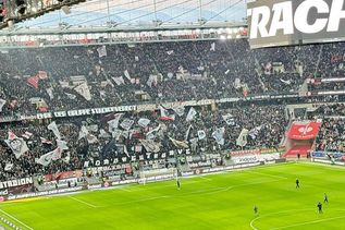 Am Ende jubelten leider nur die Eintracht Anhänger.