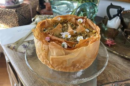 Ein Augen- und ein Gaumenschmaus - der Baklava Cheesecake.