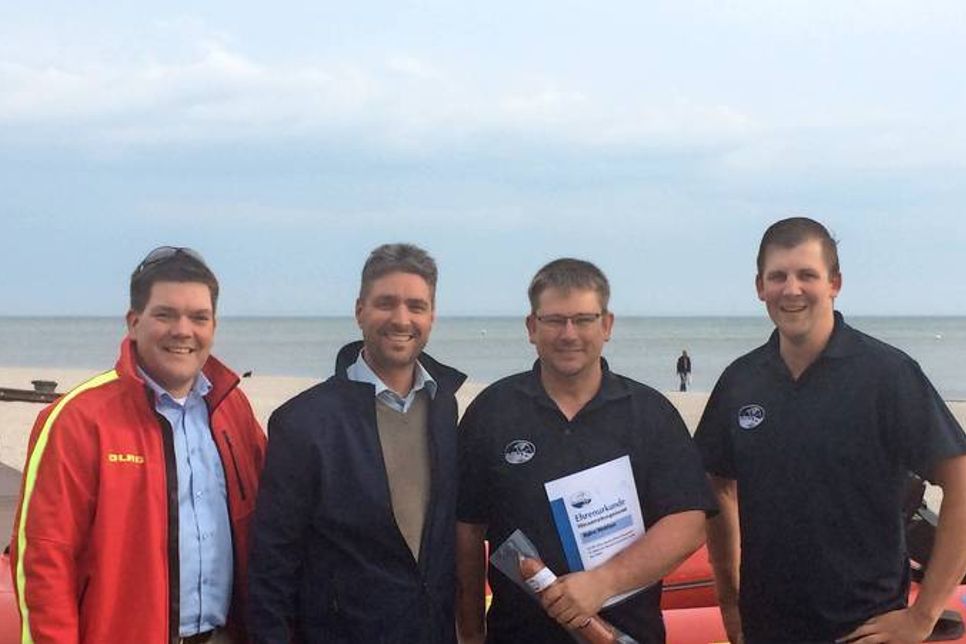 Thies Wolfhagen, Stephan Reil, Björn Nicklaus und Alexander Paffrath (v. lks.).