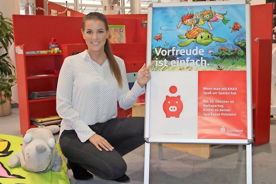 Vorfreude ist einfach - die Sparkasse Holstein lädt am 30. Oktober zum Feiern des Weltspartages in ihre 37 Filialen ein.