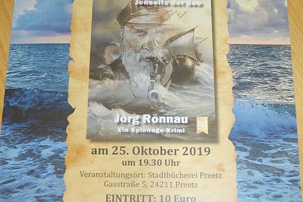 Dieses Plakat macht Lust auf Me(h)r. Jörg Rönnau stellt sein neuestes Buch vor.