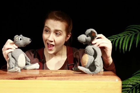 "Löwe und Maus" frei nach der gleichnamigen Fabel von Aesop. (Foto Max Pfeffer)