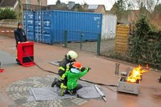 Auch die Freiwilligen Feuerwehren Grömitz und Cismar beteiligten sich an der Projektwoche.