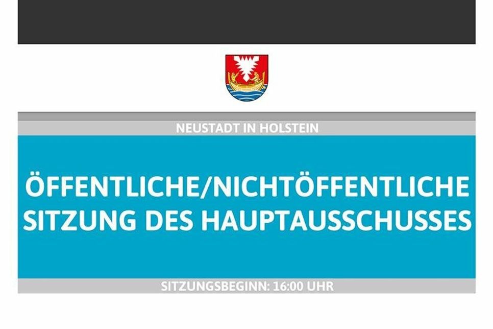Neustädter Hauptausschuss am 2. März und Stadtverordnetenversammlung am 3. März als Hybrid-Videokonferenz.
