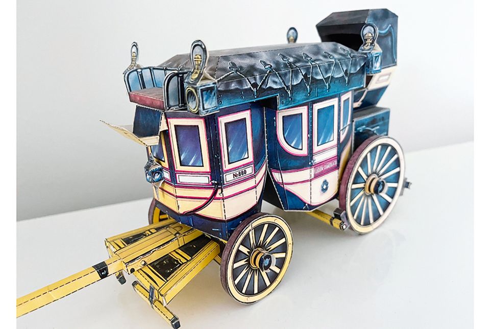 ... in Kutschen, wie dieser, und viele weitere spannende Erlebnisse wird sie berichten.