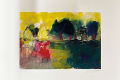 Dieser handsignierte Giclée-Druck des Künstlers und Schauspielers Armin Müller-Stahl mit dem Titel „Die Mühle“ wird für den guten Zweck versteigert.