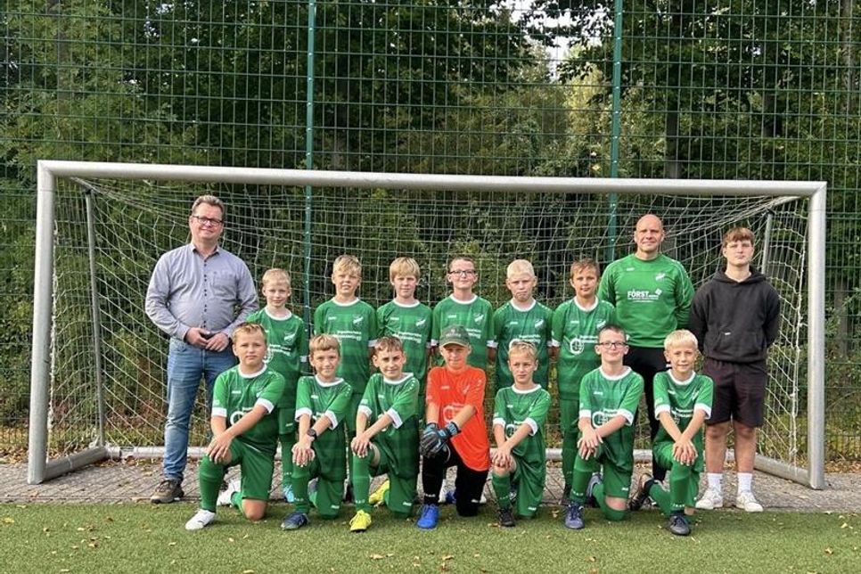 Die E-Jugend des TSV Süsel.